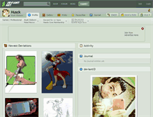 Tablet Screenshot of husck.deviantart.com