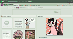 Desktop Screenshot of kawaiiwolfophi.deviantart.com