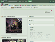 Tablet Screenshot of catsby.deviantart.com