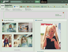 Tablet Screenshot of naokotori.deviantart.com