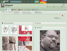 Tablet Screenshot of hillmanarts.deviantart.com