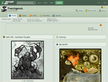 Tablet Screenshot of francisgenois.deviantart.com