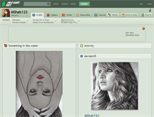 Tablet Screenshot of mshah123.deviantart.com