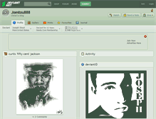 Tablet Screenshot of joestou888.deviantart.com