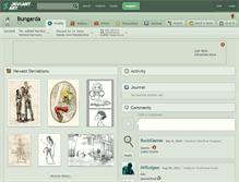Tablet Screenshot of bungarda.deviantart.com
