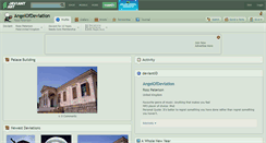 Desktop Screenshot of angelofdeviation.deviantart.com