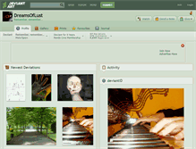 Tablet Screenshot of dreamsoflust.deviantart.com