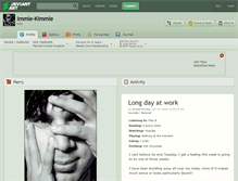 Tablet Screenshot of immie-kimmie.deviantart.com