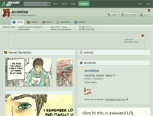 Tablet Screenshot of jewishstar.deviantart.com