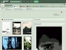 Tablet Screenshot of j-e-a-s-24.deviantart.com