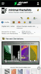 Mobile Screenshot of minimal-fractalists.deviantart.com