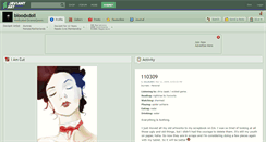 Desktop Screenshot of bloodxdoll.deviantart.com