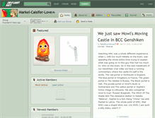 Tablet Screenshot of markel-calsifer-love.deviantart.com