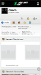 Mobile Screenshot of colaco.deviantart.com