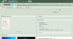 Desktop Screenshot of dragonquill.deviantart.com