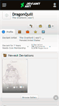 Mobile Screenshot of dragonquill.deviantart.com