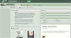 Desktop Screenshot of getexposure.deviantart.com