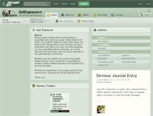 Tablet Screenshot of getexposure.deviantart.com