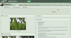 Desktop Screenshot of mistressyoru.deviantart.com