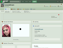 Tablet Screenshot of celuloiddream.deviantart.com