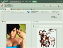 Tablet Screenshot of kuroki-honoo.deviantart.com