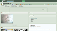 Desktop Screenshot of hamstertime123.deviantart.com