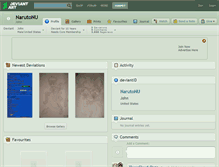 Tablet Screenshot of narutonu.deviantart.com