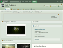 Tablet Screenshot of goats-wallpapers.deviantart.com