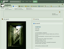 Tablet Screenshot of emphosis.deviantart.com