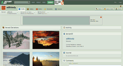 Desktop Screenshot of adibloody.deviantart.com