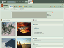 Tablet Screenshot of adibloody.deviantart.com