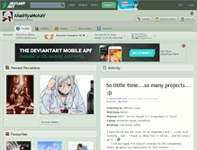 Tablet Screenshot of akashiyamokav.deviantart.com