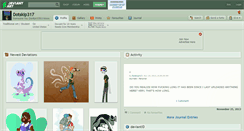 Desktop Screenshot of dotskip317.deviantart.com