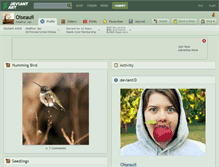 Tablet Screenshot of oiseauii.deviantart.com