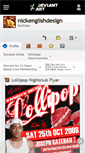 Mobile Screenshot of nickenglishdesign.deviantart.com