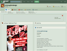 Tablet Screenshot of nickenglishdesign.deviantart.com