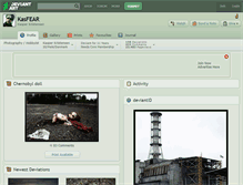 Tablet Screenshot of kasfear.deviantart.com