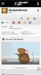 Mobile Screenshot of dicotyledonous.deviantart.com