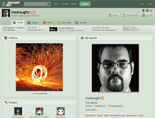 Tablet Screenshot of medraught.deviantart.com