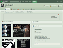 Tablet Screenshot of grimreaper0.deviantart.com