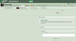 Desktop Screenshot of lung-carnage.deviantart.com