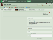 Tablet Screenshot of lung-carnage.deviantart.com