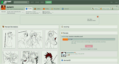 Desktop Screenshot of javieru.deviantart.com