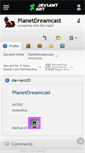 Mobile Screenshot of planetdreamcast.deviantart.com