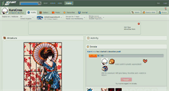 Desktop Screenshot of kurocross.deviantart.com