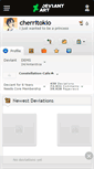 Mobile Screenshot of cherritokio.deviantart.com