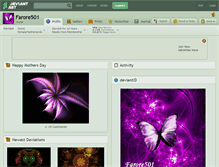 Tablet Screenshot of farore501.deviantart.com