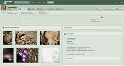 Desktop Screenshot of coyoteguy.deviantart.com