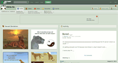 Desktop Screenshot of nikila-no.deviantart.com