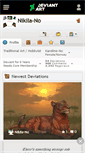 Mobile Screenshot of nikila-no.deviantart.com